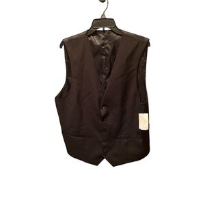 Braveman Men's Suit Vest in Black Size 44L